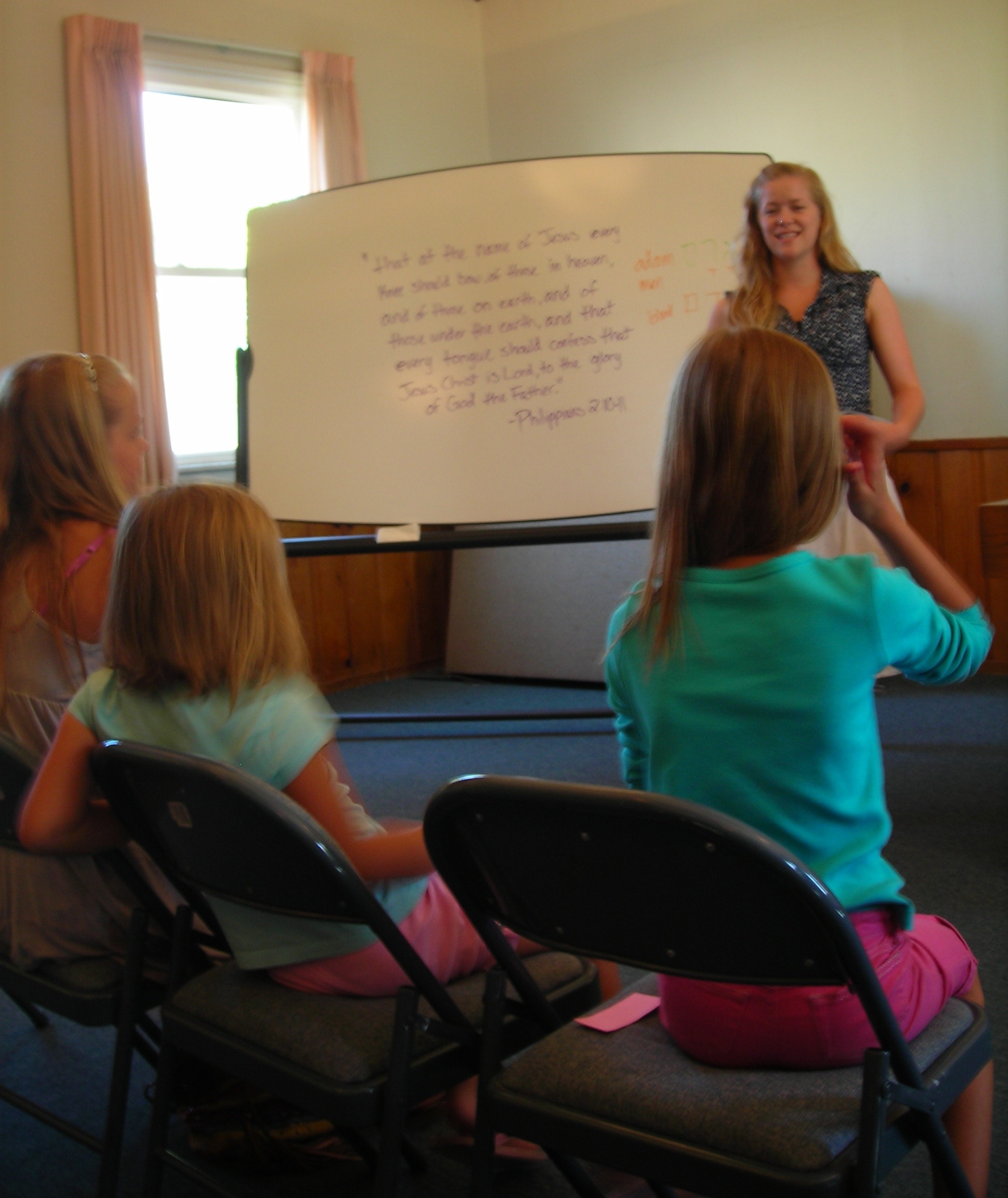 Heather and the kids
